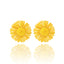 1 Pair Cute Daisy Raffia Flower Drop Earrings for Summer Beach Style