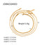 18K Gold Plated Stainless Steel Luxury Chain Bracelet for Women