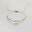 1 Piece Lady Letter Glass Plating 18K Gold Plated Women'S Bracelets