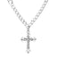 Gothic Punk Cross Pearl Layered Women's Necklace