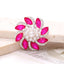 4cm Zinc Alloy Flower Gemstone and Crystal DIY Ornament Accessories