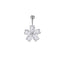 Heart Shape Zircon Inlay 316 Stainless Steel Belly Ring