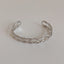 Japanese Geometric Alloy Multi-layer Vintage Bangle Bracelet