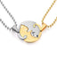 Fashion Cat Titanium Steel Pendant Necklace for Couples