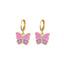 New Creative Small Butterfly Flower Ear Clip Jewelry