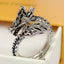 Jewelry Fashion Retro Dragon Shape Opening Ring