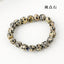 Simple Round Natural Stone Crystal Beaded Bracelet for Women