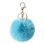 Fashion Faux Rabbit Fur Pom Pom Keychain Accessory 8cm