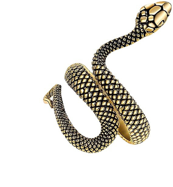 Vintage Serpent Alloy Plated Unisex Ring