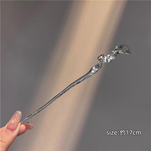 Elegant Alloy Hairpin - Modern Simple Design with Ancient Style Influence