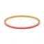 Streetwear Minimalist Stainless Steel Enamel Bangle Bracelet 3mm Multicolor