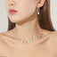 Fashion Bridal Necklace and Earrings Set - Elegant Rhinestone Wedding Jewelry