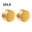 1 Pair Modern Geometric 14K Gold Plated Stainless Steel Ear Cuffs