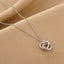 Wholesale Fashion Heart Shape Titanium Steel Copper Pendant Necklace