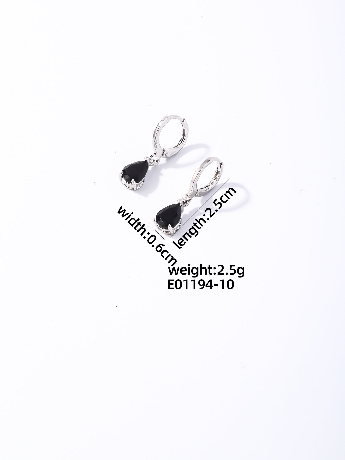 1 Pair Casual Vintage Style Simple Style Water Droplets Plating Inlay Stainless Steel Zircon White Gold Plated Gold Plated Drop Earrings