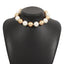 Elegant Vintage Bow Knot Pearl Ribbon Choker Necklace