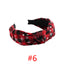 Fashion Plaid Snowflake Christmas Hair Band for Women