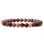 Fashion Natural Stone Crystal Agate Beaded Bracelet for Women