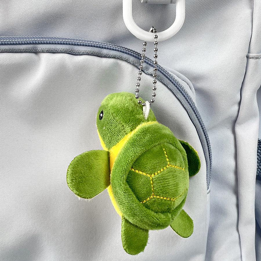 Simple Tortoise Plush Keychain Toy