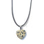 Simple Heart-Shaped Natural Stone Carved Pendant Necklace