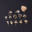 Fashion Bow Knot Zircon Nose Rings & Studs in 316L Stainless Steel and Copper Plating