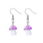 New Creative Pastoral Multicolor Spotted Mushroom Earrings