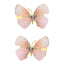 IG Style Butterfly Lace Hair Clip for Girls - Colorful Sheer Wing Design Kids Hair Accessory