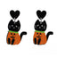 Halloween Acrylic Spider Ghost Pumpkin Cat Earrings