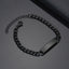 Men's Stainless Steel Curved Bracelet - Customizable Engraving Trend Jewelry