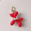 Cute Cartoon Balloon Dog Pearl Keychain Pendant