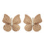 Retro Butterfly PU Leather Hair Clip - Handmade Luxury Hairpin and Baby Headwear