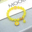 Chrysanthemum Crystal Beaded Women's Bracelet - Colorful Floral Design