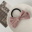 Classic Bow Knot Hair Tie - Autumn Winter Collection, Versatile Ponytail Headband