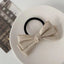 Classic Bow Knot Hair Tie - Autumn Winter Collection, Versatile Ponytail Headband