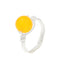 Vintage Style 14K Gold Plated Copper Ring with Natural Stone Beads