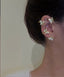 Fashion Leaves Alloy Inlay Rhinestones Women's Ear Clips 1 Piece