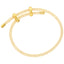 18K Gold Plated Zircon Tennis Bracelet with Adjustable Mesh Band