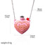 Elegant Heart Shape Alloy Plating Love Potion Couple Pendant Necklace