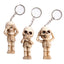 Halloween Gothic Skull Resin Keychain Accessory