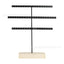 Nordic Style Multi-Layer Metal and Wood Jewelry Display Rack