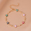 Fashion Leaf Eye Flower Rhinestone Star Daisy Unisex Bracelet Anklet