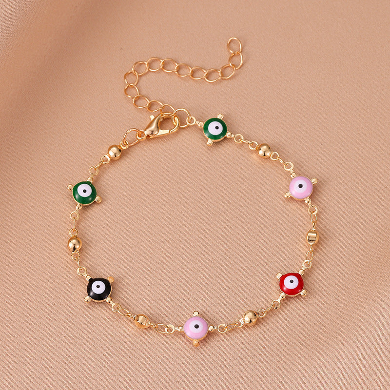 Fashion Leaf Eye Flower Rhinestone Star Daisy Unisex Bracelet Anklet