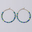 1 Pair Minimalist Rainbow Beaded Glass Earrings for Women