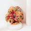 Women's Retro Floral Satin Hair Tie Set