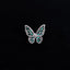 Fashion Rhinestone Butterfly Adjustable Women's Ring