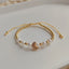 Fashion Star Moon Heart Pearl Rhinestone Bracelet