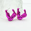 1 Pair Hip-Hop Acrylic Plating Fluid Punk Earrings