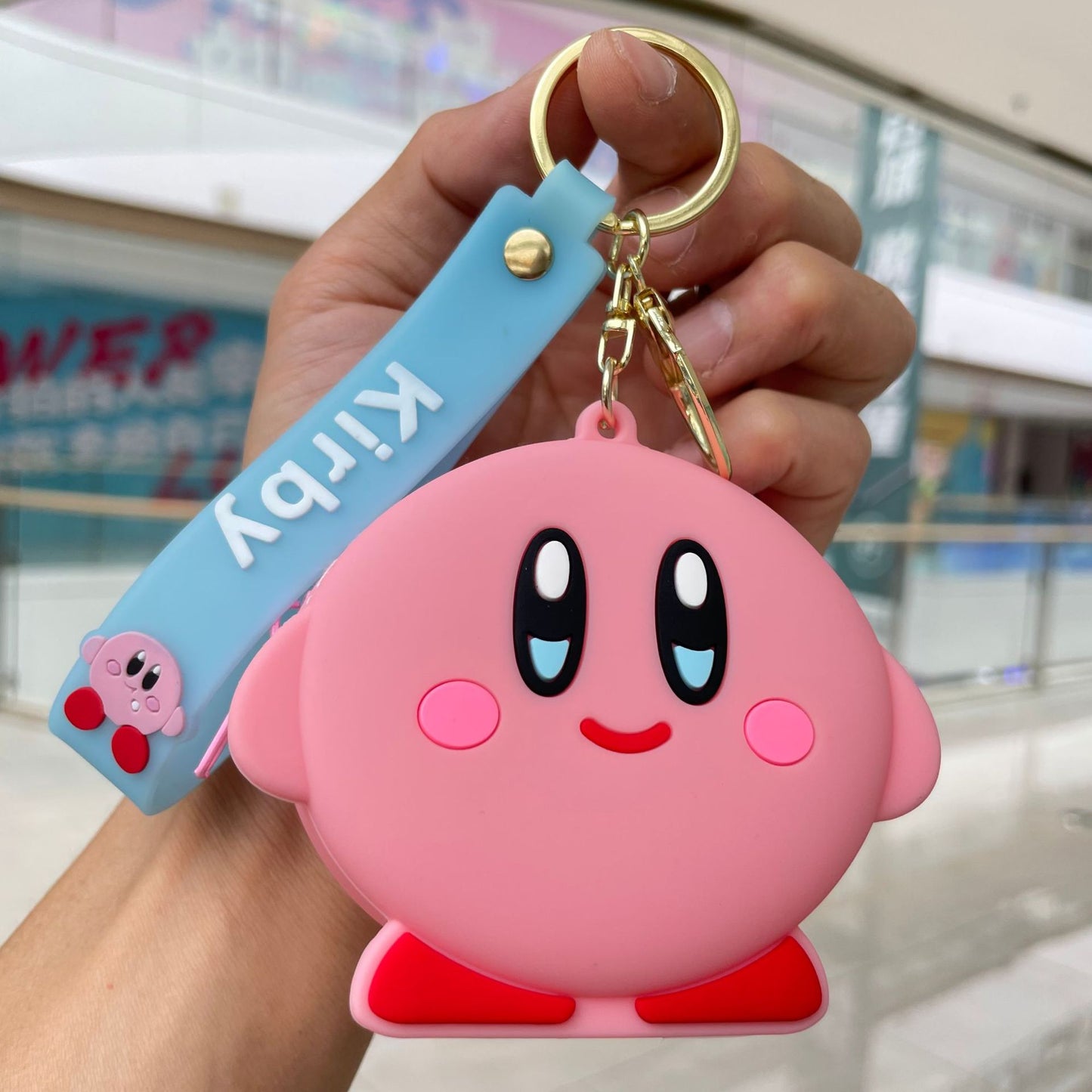 Cute Cartoon Capybara Silicone Keychain and Coin Purse Combo