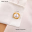 Elegant Pearl Heart Stainless Steel Cufflinks for Unisex French Shirt