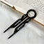 Women's Chinoiserie U-Shape Acetate Hairpin for Hanfu and Casual Styles